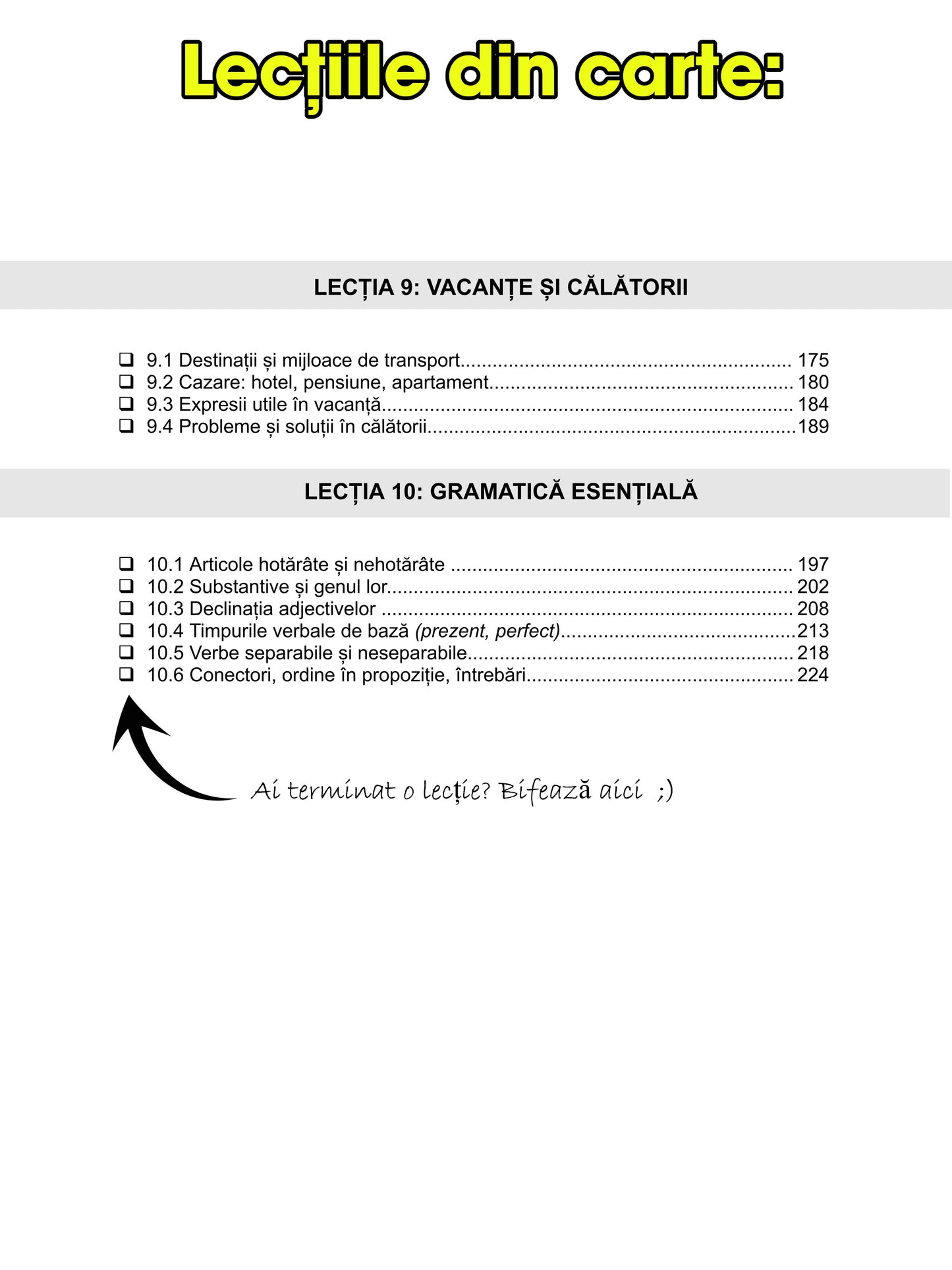 Curs video + Manual (A1-A2) - 15 ore de lecții video - Pachet complet A1-A2 special pentru români