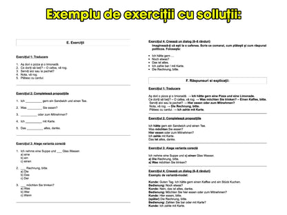 2 cărți + Audio | Pachet B1 de germană SPECIAL pentru romăni