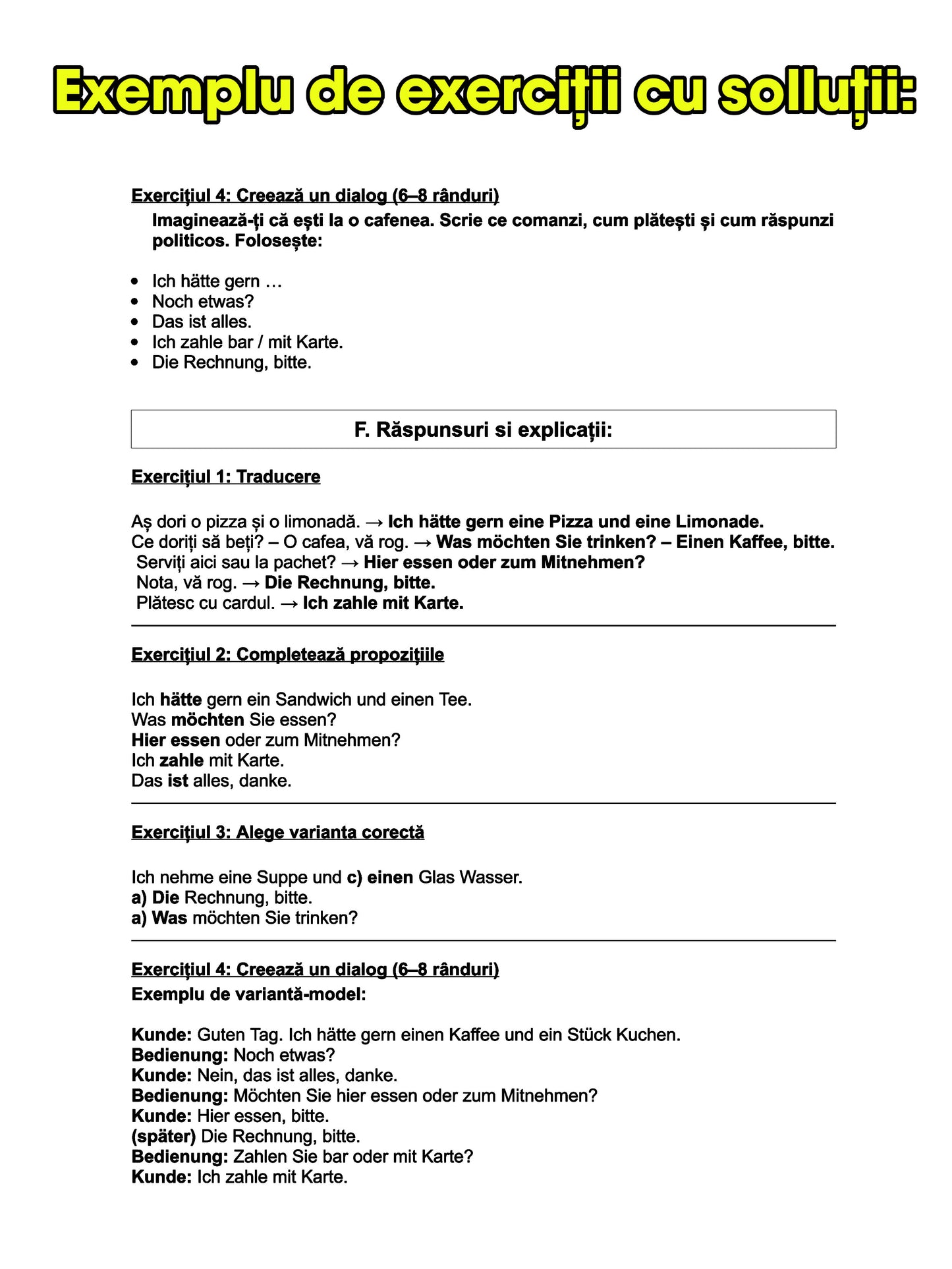 Manual de germană A1-A2 pentru români | Vol. 1