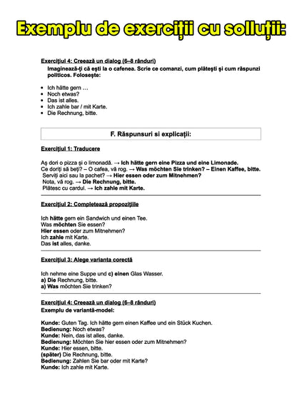 Manual de germană A1-A2 pentru români | Vol. 1