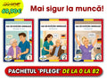 3 cărți tipărite + Audio | Pachetul „PFLEGE” de germană pentru români – de la A1 la B2