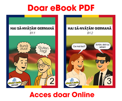 eBook de germană A1-A2 pentru români | Vol. 1 DIGITAL